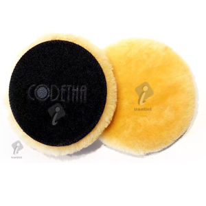 وول پد (پد پوست بره) ۱۲۰ میلی متری روتاری کودتا مدل Codetha Premium Polishing Felt Wool pad 120 mm