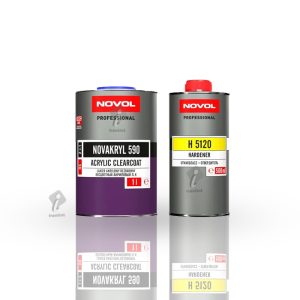 کلر ۵۲۰ و هاردنر۵۱۱۰ نوولnovol claer 520 and 5110 hardner