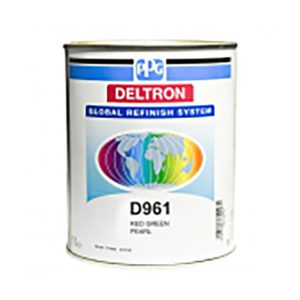 رنگ بیس کت سبز قرمز دار صدفی پی پی جی PPG DELTRON D961 Pearl BC