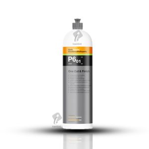 پولیش زبر تک مرحله ای یک لیتری کوکمی-کخ شیمی P6 مدل Koch Chemie One Cut & Finish P6.01