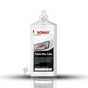 پولیش واکس رنگی سوناکس سفید white sonax wax polish