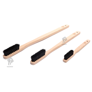 پک سه عددی برس دیتیلینگ خودرو فرچه دسته بلند چوبی صفرشویی خودرو  Long Wooden Handle Brushes
