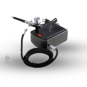 پیستوله ایربراش به همراه پمپ برقی و شیلنگ رویال مکس royal max