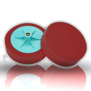 پد متوسط روتاری زرشکی ۱۵۰ میلی متر با صفحه پلیت ام ایکس اس مدل MXS Applicator Medium Pad Wine