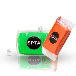 خمیر کلی بار حرفه ای بسته دو عددی SPTA سبز و نارنجی