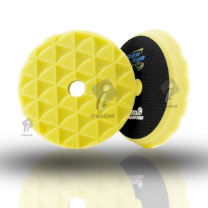 پد پولیش زبر زرد شاین میت مدل ShineMate High Cut Foam Pad 125mm